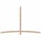 Ekena Millwork Bellingham Smooth Timber Gable Bracket, Douglas Fir, 96"W x 64"H x 1 1/2"D x 3 1/2"F, 16/12 Pitch GBW096X64X0204BEL00SDF - alternate 1
